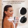 2Pack Silicone Body Scrubber, Qewro Body Buffer Exfoliating Brush with Silicone Loofah, Scalp Exfoliator Hair Shampoo Skin Cleaning Brush, Bath & Body Brushes for Men Women use in Shower (2Pack) view 3