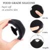 2Pack Silicone Body Scrubber, Qewro Body Buffer Exfoliating Brush with Silicone Loofah, Scalp Exfoliator Hair Shampoo Skin Cleaning Brush, Bath & Body Brushes for Men Women use in Shower (2Pack) view 4
