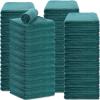 Newwiee 72 Pack Microfiber Bleach Proof Towels Bulk for Salon 18 x 30 Inch Dry Lint Free Hair Drying Hand Towels for Hair, Gym, Bath, Spa, Shaving, Barber(Green) view 1