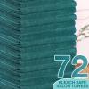 Newwiee 72 Pack Microfiber Bleach Proof Towels Bulk for Salon 18 x 30 Inch Dry Lint Free Hair Drying Hand Towels for Hair, Gym, Bath, Spa, Shaving, Barber(Green) view 4