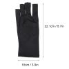 TITA-DONG Professional Manicure Gloves, Stretchy Fingerless Fiber Cotton Nail Lamp Gloves for Home Salon, Non Slip UV Protection Driving Gloves, Summer Outdoor Gloves for Women and Girls(Black) view 2