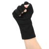 TITA-DONG Professional Manicure Gloves, Stretchy Fingerless Fiber Cotton Nail Lamp Gloves for Home Salon, Non Slip UV Protection Driving Gloves, Summer Outdoor Gloves for Women and Girls(Black) view 3