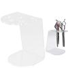 1Pcs Clear Acrylic Scissors Holder Rack 6 Holes Salon Shear Holder Salon Shears Rack for Hair Stylist Scissors Desktop Organizer for Barber Shop Office Home view 1