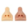 2pcs 3D Nose Model, Soft Silicone Nose Model, Flexible Model Body Part Displays High Simulation Nose Model Body Part Displays for Piercing Practice, Jewelry Display Teaching Tool view 3