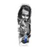 2 Sheets Men Women Waterproof Temporary Tattoo Stickers Totem Geometric Full Arm Tattoos (Color : TQB-161, Size : A) view 1