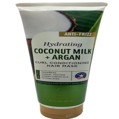ANTI- FRIZZ Hydrating coconut milk + Argan Curl Conditioning Hair Mask