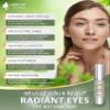 American Natural Eye Serum for Puffy Bags Under Eyes (0.5oz) - Dark Eye Circle Remover with Organic Cucumber & Chamomile Extract | Fine Line & Wrinkle Reduction Anti Aging Serum For Men & Women view 2