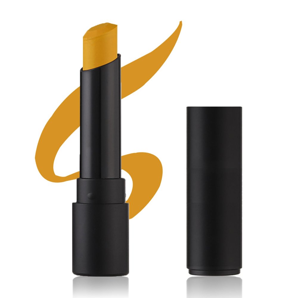 Go Ho Gold Cream-Blendable Face Body Paint Stick,Easy to Color Eye Black Gold Face Paint Football/Baseball/Softball,Safe Facepaint Nose&Lip Smacking for Halloween Makeup