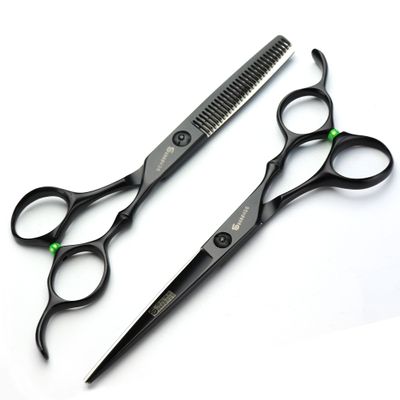 6-inch hair clipper set, professional stainless steel hair clipper thinning scissors, suitable for hairdressers and studios.