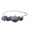 Flower headband (purple) view 3