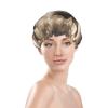 Lightning Dark Cloud Print Women Shower Cap Bath Caps Waterproof Reusable With Elastic Band For All Hair Protection Shower Hat view 3