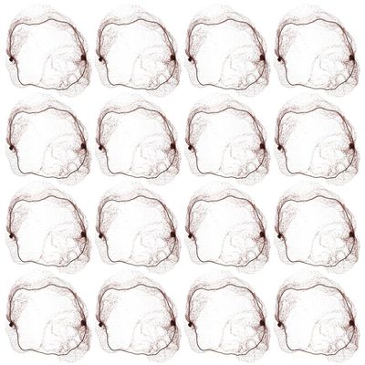 EXCEART 60pcs Invisible Hair Net for Elegant Hair Buns High Elastic Mesh for Dancers and Professionals