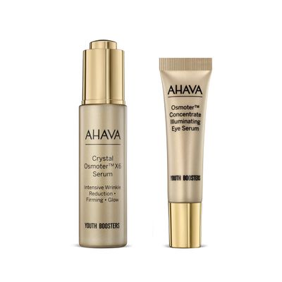 AHAVA Youth Boosters, Crystal Osmoter 6X Intense Wrinkle Reduction & Firming Serum and Osmoter Eye Concentrate