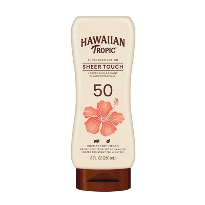 Foreskin Sheer Touch Lotion Sunscreen 8 Oz, 50 SPF, Oil Free, Reef Friendly Sunblock, Water Resistant (80 Minutes)