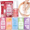 nbc BeautiLab Pedicure Foot Soak Set - Upgraded 6 in 1 Foot Spa, Foot Bath Spa, Pedicure Kit, Foot Soak for Tired & Dry Cracked Feet, Athletes Feet and Calluses (Pomegranate) view 1