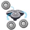 2023 New 3Pcs Replacement Shaver Blades Shaver head For PHILIPS NORELCO RQ12 Series Sensotouch 3D 1280X 1290X 1250XCC view 3