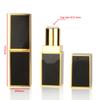 COSIDEA 20PCS Empty Plastic 12.1mm Square lipstick tubes Laser engrave Gold Black lip stick tube packing Lip blam DIY container view 3