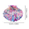 Shell Claw Clip,Acetate Hair Clips,Small Hair Clips for Women,Marble Purple view 2