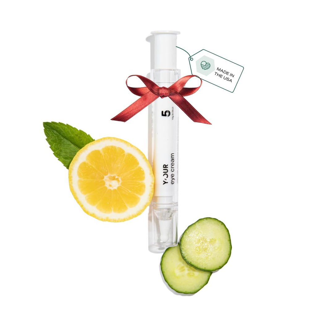 YOUR Retinol & Peptide Complex Eye Cream: Anti-Aging for Dark Circles, Puffiness, Wrinkles & Crows Feet; Hydrating & Under Eye Repair. Made in USA