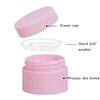 10ml/10g Mini Cream Jars Makeup Sample Containers with Lids Wide-mouth Leak Proof Plastic Container Jars for Travel Storage Beauty Products Face Creams DIY Making(Pack of 20,Pink) view 3