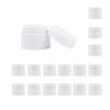 10ml/10g Mini Cream Jars Makeup Sample Containers with Lids Wide-mouth Leak Proof Plastic Container Jars for Travel Storage Beauty Products Face Creams DIY Making(Pack of 20,White) view 1