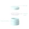 10ml/10g Mini Cream Jars Makeup Sample Containers with Lids Wide-mouth Leak Proof Plastic Container Jars for Travel Storage Beauty Products Face Creams DIY Making(Pack of 20,Blue) view 3