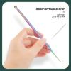 2pcs Separation Eye lash Separator Tool Pro Lash Tools and Tint Kit Professional Lifting - Lash Separation Rod, for Eyebrow Perming Tinting(Colorful Silver) view 2