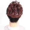 Messy Hair Bun Chignon Donut Hair Pad Elastic Hair Rope Rubber Band Synthetic Hairpiece Dark Auburn Color (41#) view 2