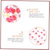 20Pcs Valentine's Day Rubber Band heart hair scrunchie ponytail holders for women hair ties elastic hair rope baby hair bands ponytail wrap girl child pvc elasticity small headband view 2