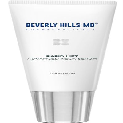 Beverly Hills MD Rapid-Lift Advanced Neck Serum- Reduce Wrinkles & Tone Skin- Anti-Aging Formula for Lifting and Smoothing Sagging Skin on Neck, Chin, & Chest w/Polyphenols (Old Formula)