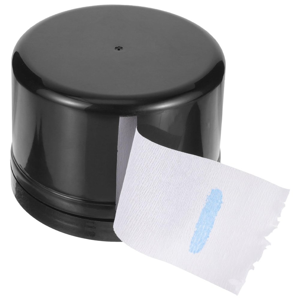 Angoily Neck Strips, Professional Barber Tape Stretchy Paper Roll Holder Covering Paper Case Container for Hair Salon, Hairdressing Duster Tool, Barber Accessories