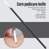 Corn Remover Tool, Pedicure Tools for Feet, Stainless Steel Pedicure Knife for Toes with Non Slip Handle for Peels view 3