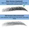 Bliss and Beyond USA | Men Waterproof Eyebrow Tattoo Stickers. A real hair stroke look. Hair replacement without surgery. Solution for hair loss. Bushy Tinted eyebrow tattoos. (MEN) (Standard, Black) view 3
