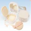 AKOAK 15g/ 0.5oz Empty Transparency Skin Tone Portable Air Powder Puff Box BB CC Liquid Foundation Cream Container Dressing Case Powder Cake Box and Mirror Refillable Container for DIY Travel Trips view 2