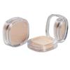 AKOAK 15g/ 0.5oz Empty Transparency Skin Tone Portable Air Powder Puff Box BB CC Liquid Foundation Cream Container Dressing Case Powder Cake Box and Mirror Refillable Container for DIY Travel Trips view 3