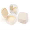 AKOAK 15g/ 0.5oz Empty Transparency Skin Tone Portable Air Powder Puff Box BB CC Liquid Foundation Cream Container Dressing Case Powder Cake Box and Mirror Refillable Container for DIY Travel Trips view 4