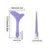 4 Pcs All In One Eyeliner Stencils Wing Tips + Eyeshadow and Eyeliner Stencils Pad + Silicone eyeshadow baffle, Defined Eyeliner Eyelash Guide Tool for Beginners and Makeup Masters - Purple view 2