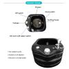 AMEERR Foot Massager Spa Pedicure Bowl Spa Footbath Salon Massage Equipment Colorful Lamp Footbath Hot and Cold Adjustment Acrylic Pedicure Sink Massage Foot Square Footbath (Size : Bath+Pedicure) view 2