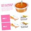 Beavorty 2sets Wax Melting Bowl Wax Pot Large Capacity Face Hair Removal Supplies 10pcs*2 view 3