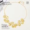 Jovono Boho Necklaces Gold Leaf Pendant Necklace Chain Dainty Leaves Necklace Chain for Women view 2