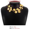 Jovono Boho Necklaces Gold Leaf Pendant Necklace Chain Dainty Leaves Necklace Chain for Women view 4