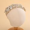 Sither Bridal Crystal Headband for Wedding Party Large Crystal Headpiece Hair Accessories for Bride Hair Clips for Prom Party Gift (gold) view 3