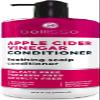 BELLISSO Apple Cider Vinegar Shampoo and Conditioner Set with Natural Ingredients, Sulfate Free, Paraben Free, Ideal for Oily Hair, Soothing and Nourishing, 8 Ounces each view 3