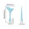 4 Pcs All in One Eyeliner Stencils Wing Tips + Eyeshadow Stencils Pad + Silicone Baffle, Defined Eyelash Guide Tool for Beginners and Makeup Masters - Blue view 2