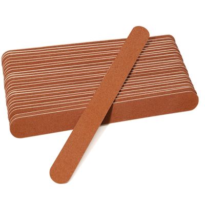 Canvalite Nail File Large Emery Boards for Nails, 180 Grit Nail Files for Natural Nails, Thin Emory Nail File Pack Manicure Tool for Home Use 25PCS