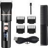 Professional Hair Clippers for Men, Clippers for Hair Cutting, Rechargeable Cordless Hair Trimmers with Charging Stand, Hair Cutting Kits for Family, Christmas Gift for Men Dad Boyfriend Husband view 1