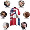 America Dominican Flag Barber Cape Professional Hair Cutting Cape Cute Haircut Apron for Boys Girls view 3