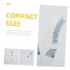 FOMIYES Eyelash Extension Ruler 5.9 Inch Lash Measuring Tool for Precise Lash Length & Curl Degree Measurement Essential for Techs and Extensions view 4