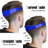 AOMGD Neckline Shaving Template and Adjustable Hair Trimming Guide,DIY Self Haircutting System, Shaving and Keeping a Clean and Straight Neck Hairline,Easy Use Tool Soft Portable(Blue) view 2