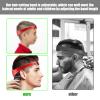 AOMGD Neckline Shaving Template and Adjustable Hair Trimming Guide,DIY Self Haircutting System, Shaving and Keeping a Clean and Straight Neck Hairline,Easy Use Tool Soft Portable (Red) view 3